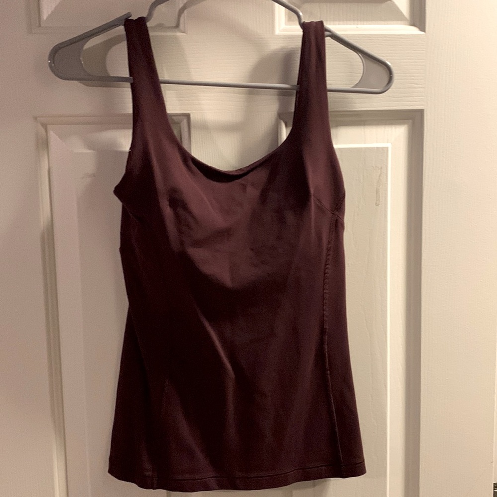 BURGUNDY LULULEMON TANK TOP